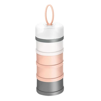 

Removable 4-Layer Milk Powder Grid Portable Milk Powder Storage Box Baby Milk Powder Box Divided Into Large-Capacity