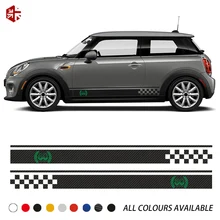 ^#Cheap 2 Pcs 60th Anniversary Styling Car Door Side Stripes Sticker Body Decal For MINI Cooper S F54 Clubman F55 F56 F57 F60 Countryman ^#Cheap 2 Pcs 60th Anniversary Styling Car Door Side Stripes Sticker Body Decal For MINI Cooper S F54 Clubman F55 F56 F57 F60 Countryman