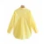 PSEEWE Za Top Woman Yellow Button Up Shirt Women Long Sleeve Spring 2021 Офисная блузка Женский асимметричный подол Шикарная Розовая рубашка