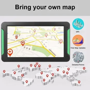 

7-inch 8G onboard portable Gps S7 navigation touch screen satellite navigation with free Map of Europe
