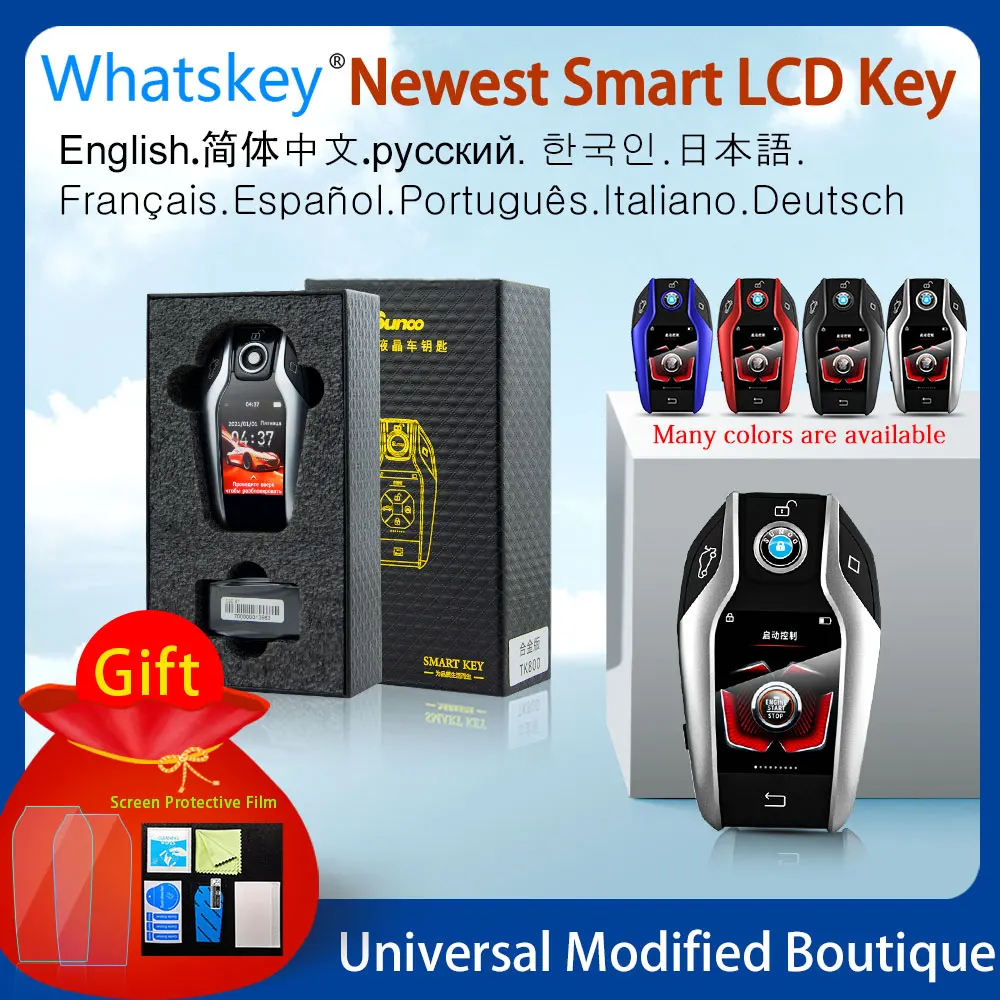 English French Spanish TK800 Display Key Smart LCD Screen Keyless Entry For Peugeot/Renault/Volkswagen/Opel/BMW/Audi/Benz/Toyota |