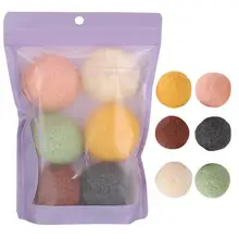 Красота мягкий Konjak Лицевая ГУБКА пор Очищающая мягкая для отшелушивания на лице очищающий слоеный инструмент для ухода за кожей косметический пуф