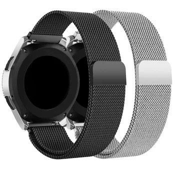 

Milanese Loop Bracelet Stainless Steel band Strap For Samsung Gear S3 S2 Galaxy Watch 46mm 42mm Huawei GT Amazfit GTR 47mm Bip