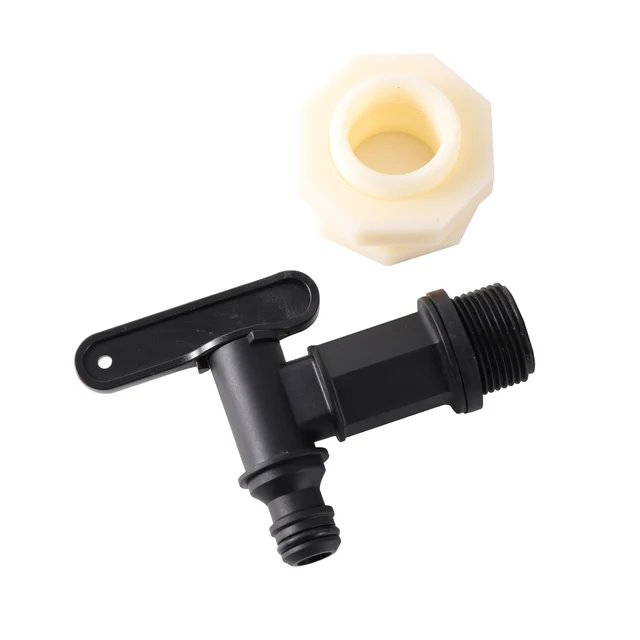 3/4 "Szálú Műanyag Ibc Tartály Csapkert Öntöző Tömlőcsatlakozó Akvárium -Haltartály Csere Szelep Vízvezérlő Kapcsoló - Image 3