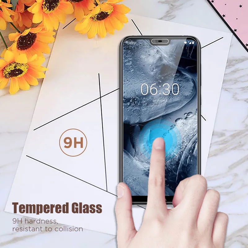 Защитное стекло для Nokia 1 3/2 3/5 3/8 3 5G C2 Tennen HD Защита экрана Lumia 635 640 950 C1 Tava C5 Endi 9H |