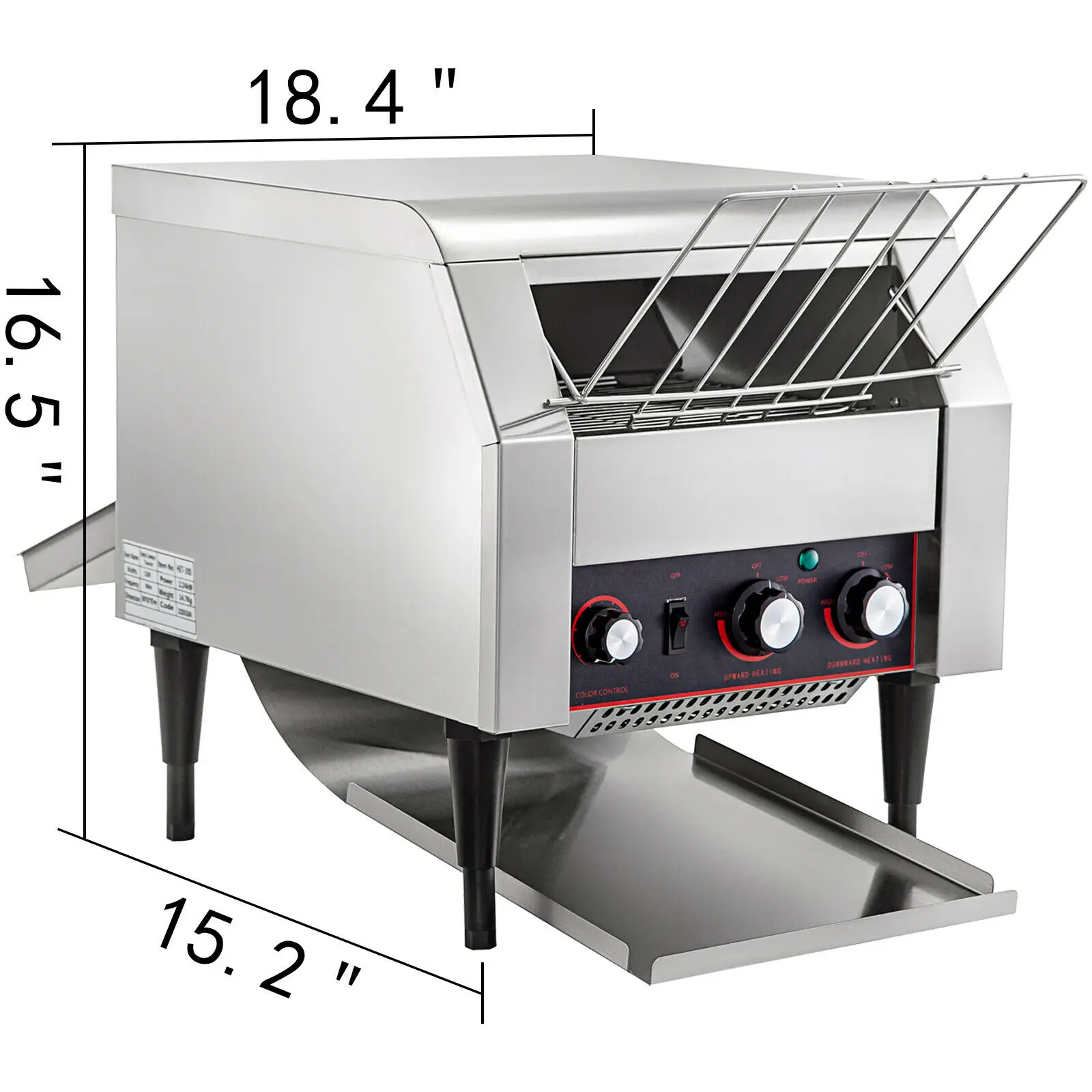 VEVOR 150/300/450 Pcs/H Electric Conveyor Toaster Bread Bagel Food Maker Kitchen Appliances Equioment for Restaurant Commercial 6