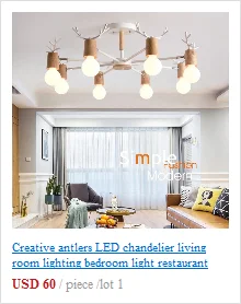 orb chandelier Modern wood art lighting E27 bulblamp bedroom ceiling chandelier dining room chandelier living room ceiling lamp villa room lamp glass chandelier