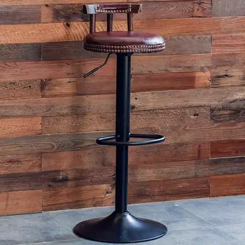 

Bar Chair, Solid Wood High Stool, Front Desk Chair, Chair, Back Chair, Bar Table, Chair, Northern Europe Bar Stool,