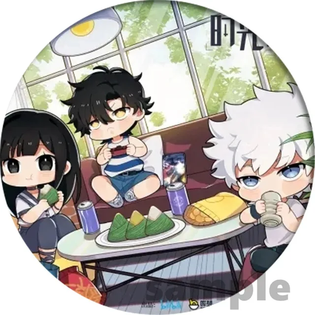 Anime Time Agent Cosplay Badge Cheng Xiaoshi Lu Guang Brooch Pin Anime Accessories For Clothes Backpack Decoration gift 1