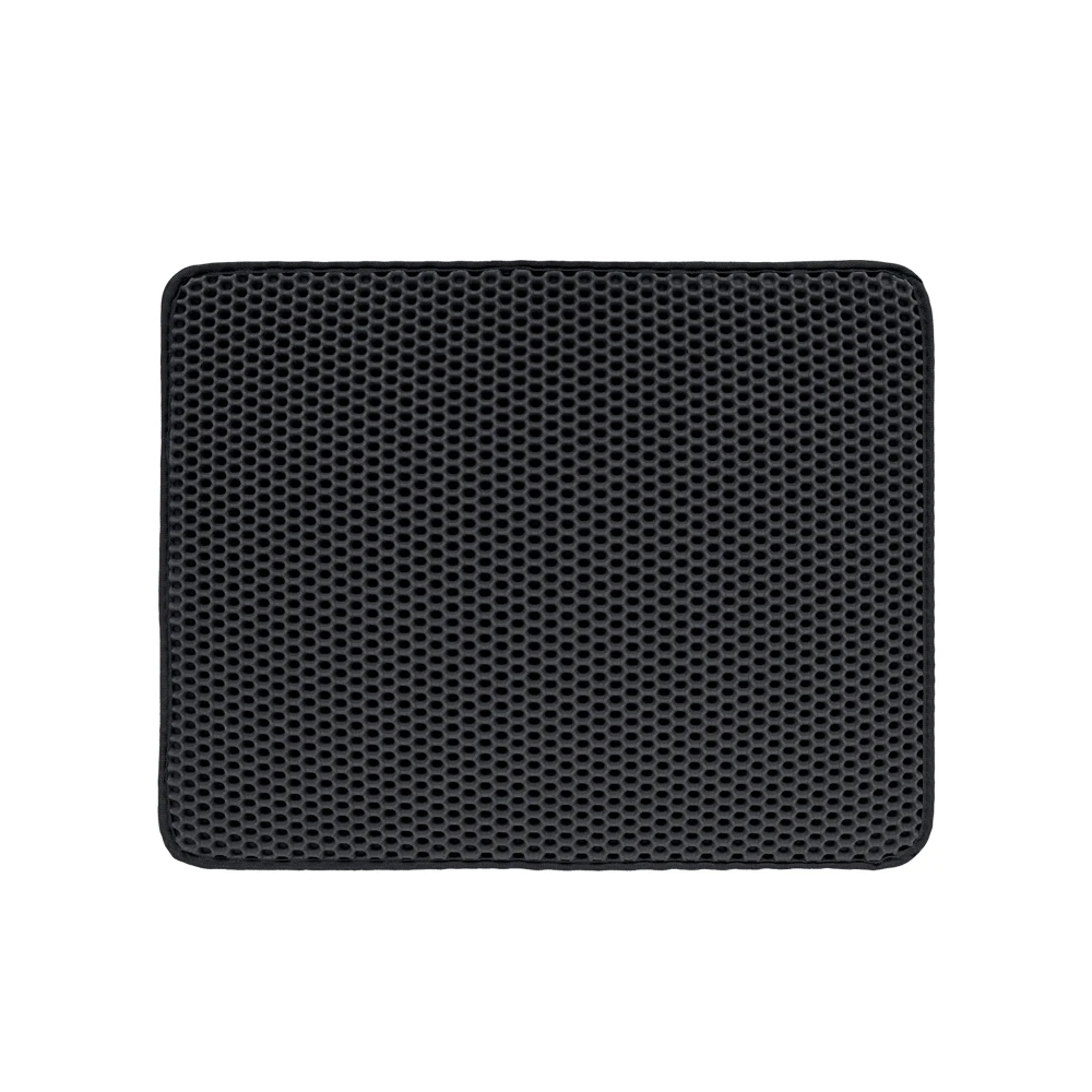 Waterproof Pet Cat Litter Mat Foldable EVA Double-Layer Cats Mat Bottom Non-slip Pet Litter Cat Mat Layer Pet Litter Catcher Mat