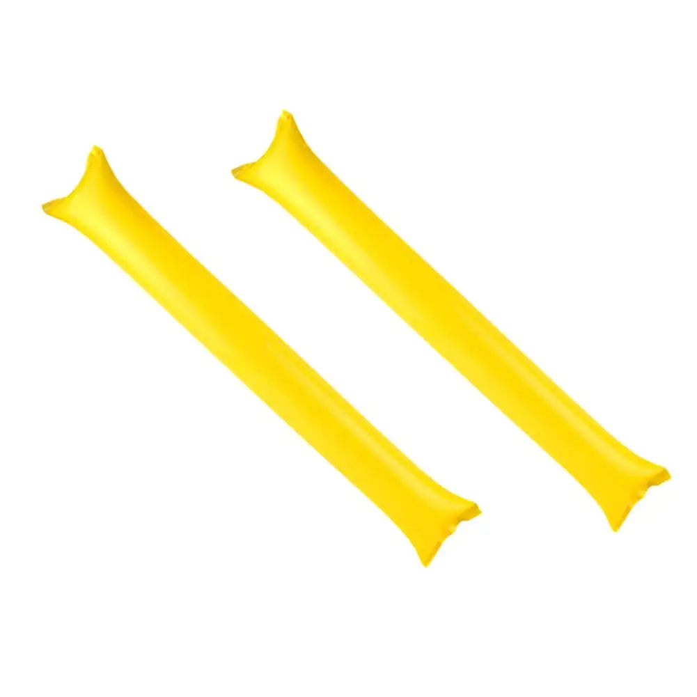 2PCS Yellow 100 шт палочки для восхищения вокальных концертных шумов, Надувные палочки для восхищения, командные палочки для восхищения, бруски, вечерние принадлежности - Цвет: 2PCS Yellow