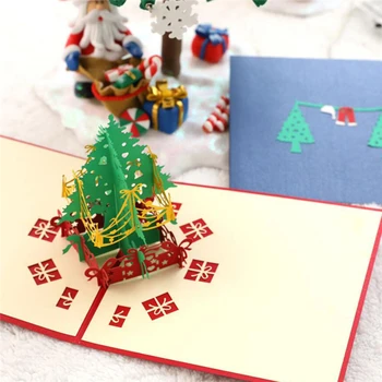 

1pcs 3D Pop Up Greeting Cards With Envelope Laser Cut Post Card For Birthday Christmas Valentine' Day Party Wedding Decoration
