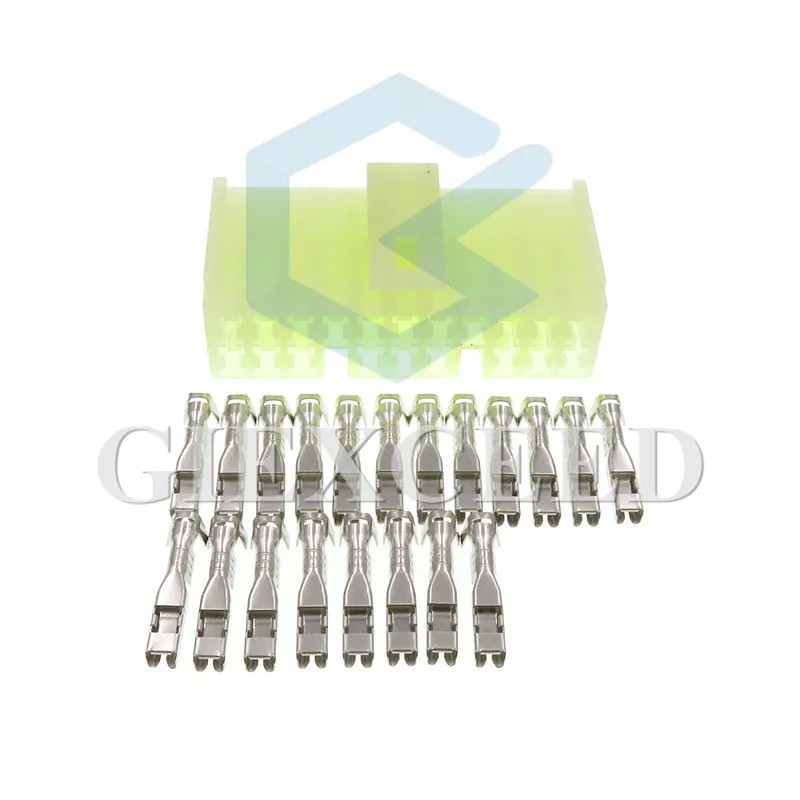 

2 Sets 20 Pin Electrical Auto Wire Connector Female Automotive Socket Plug With Terminals