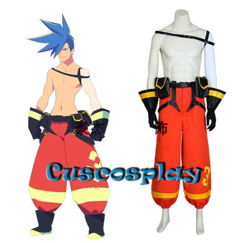 

PROMARE Cosplay Galo Thymos Cosplay Costume Unifrom Outfits Halloween Costumes for Men Adult Carnival Christmas Suits with Props