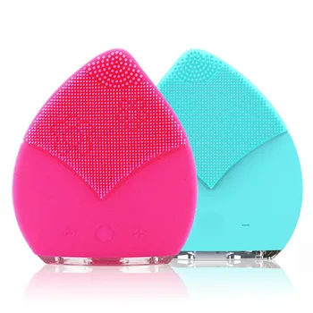 

Electric Silicone Waterproof Facial Cleansing Brush Face Brush Cleanser Ultrasonic Massage Deep Cleaning Device Skin Care 40#810