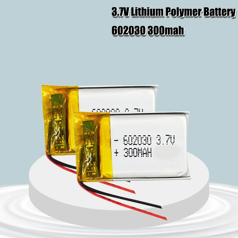 3 7 V 300mAh Li Po аккумуляторная батарея 602030 для литиевых полимерная Bluetooth спикера