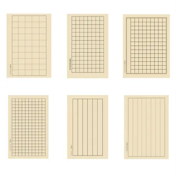 

Beginner Calligraphy Rice Paper with Grids Chinese Half Ripe Calligraphy Xuan Paper 100sheets/lot Papel Arroz Rijstpapier