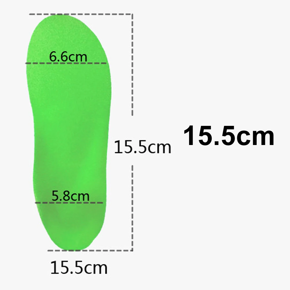 Новые детские ортопедические стельки для детей плоскостопие супинатор ортопедические подушки коррекция уход за здоровьем ног ортопедические стельки - Цвет: Length 15.5cm