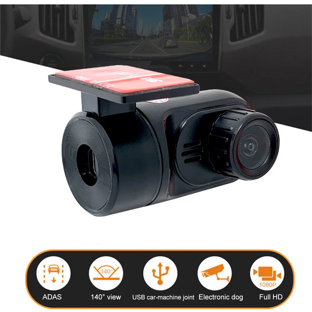 Автомобильный видеорегистратор Hidding Bullet USB-рекордер Full HD ночное видение ADAS