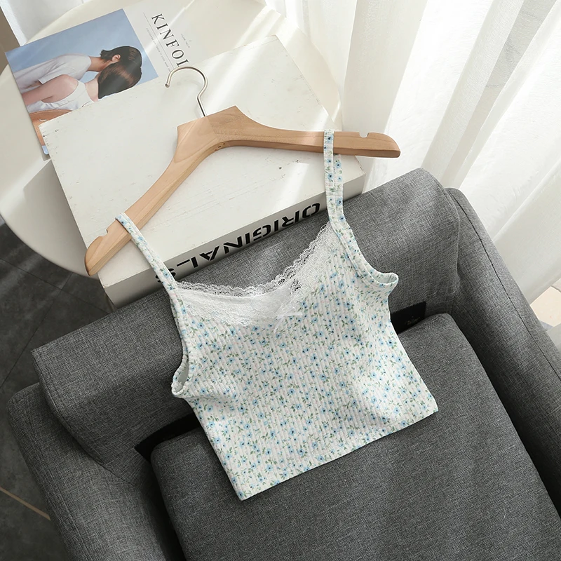 Блузка женская хлопковая приталенная мягкая короткая винтажная кружевная