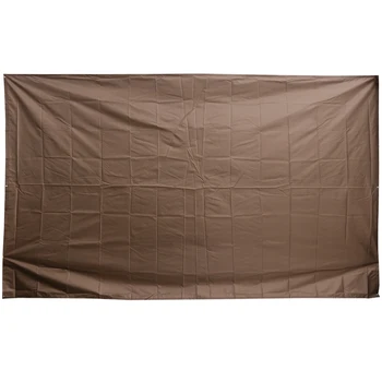 

1Pc Waterproof Canopy Cover Silver-coated Fabric Sunshade Outdoor Recreation Facilities Awning Multi-purpose Protective Cover