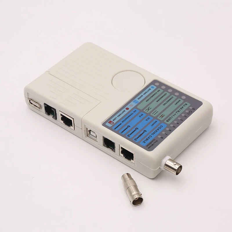 RJ11 RJ45 USB BNC LAN Network Cable Tester Remote LAN Cables Tracker Detector 4 in 1 Fast Tester Tool