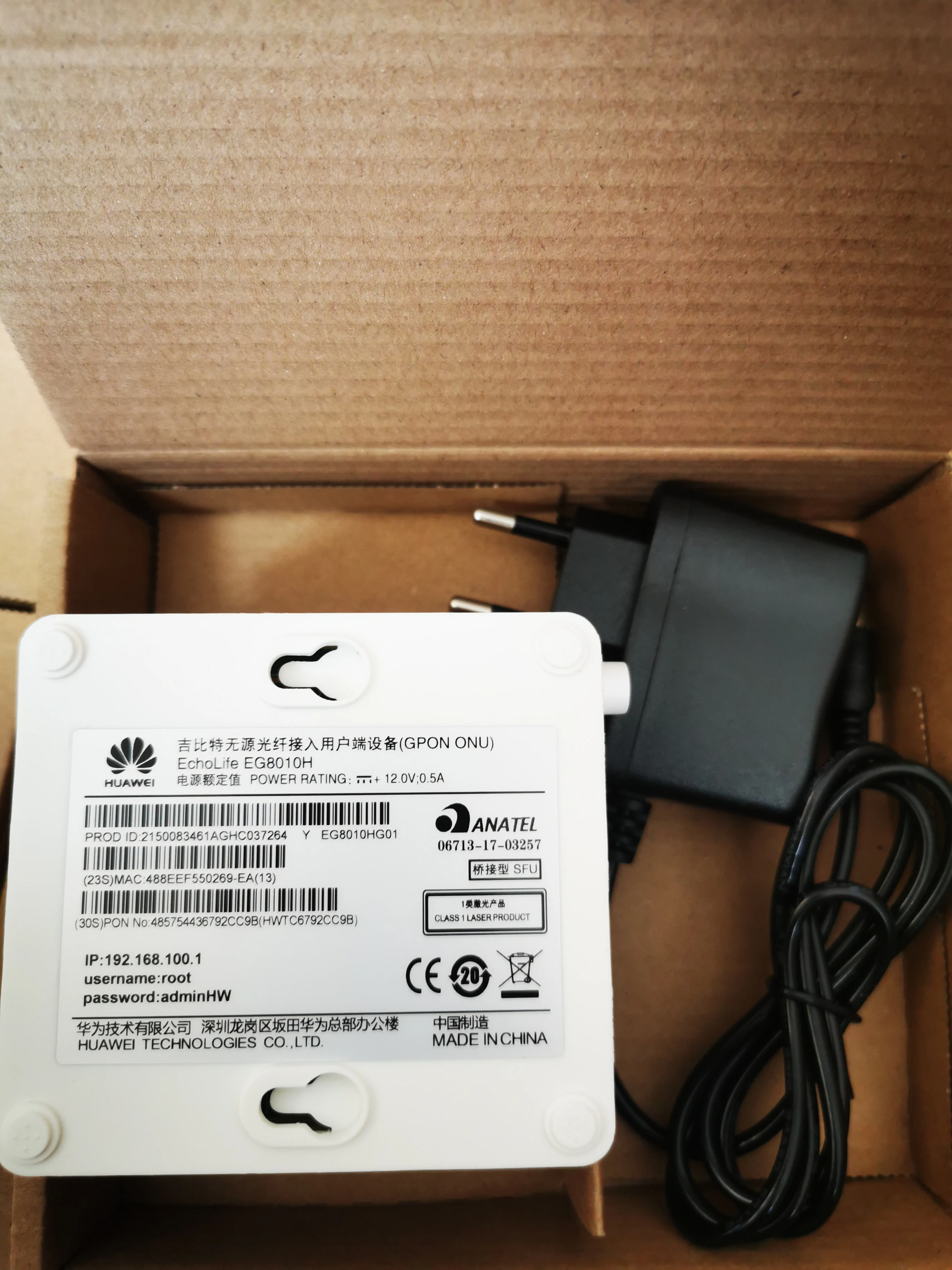 20 шт. Новый XPON GPON ONU EG8010H без коробки и питания Бесплатная доставка | Мобильные
