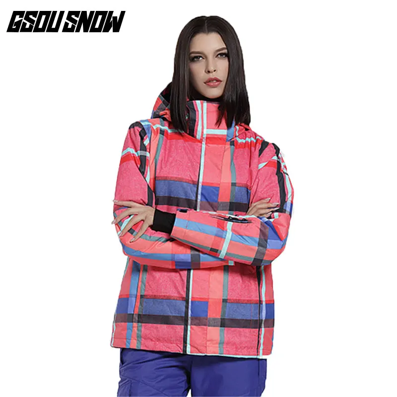 

GSOU SNOW Snowboard jacket Women skiing Jacket Waterproof Skiing Female Outdoor Snowboarding Clothing last 100PCS