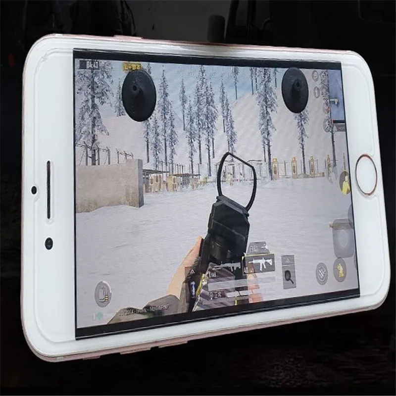 Четыре пальца всасывающая сенсорная кнопка джойстик PUBG контроллер съесть курица