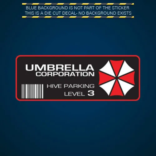 

Umbrella Corporation Hive Parking Sticker For Auto Car/Bumper/Window Decal Sticker Decals DIY Decor CT2216
