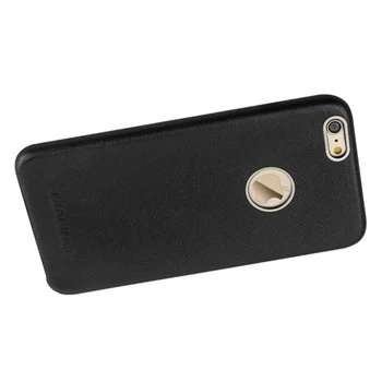 

Classic Leather Protective Phone Cover Hand-made Scratch-resistant Shockproof Phone Case for iPhone 6 Plus/6s Plus (Black)