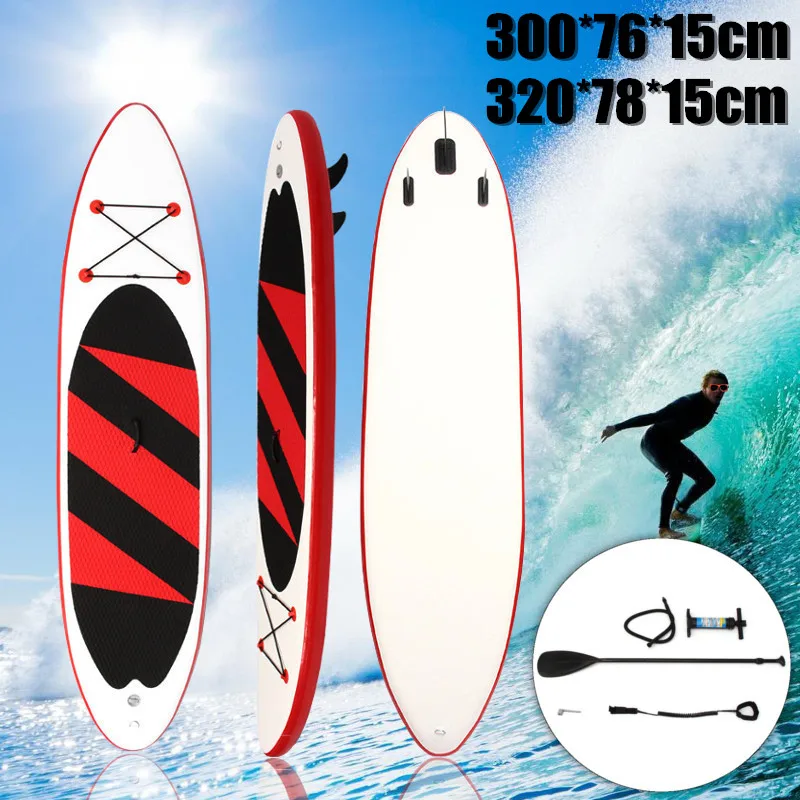 

NEW Inflatable board 320x78x15cm stand up paddle Surfing Board Water Sport Sup Board with Paddle Pump Foot Safety Rope Tool Kit