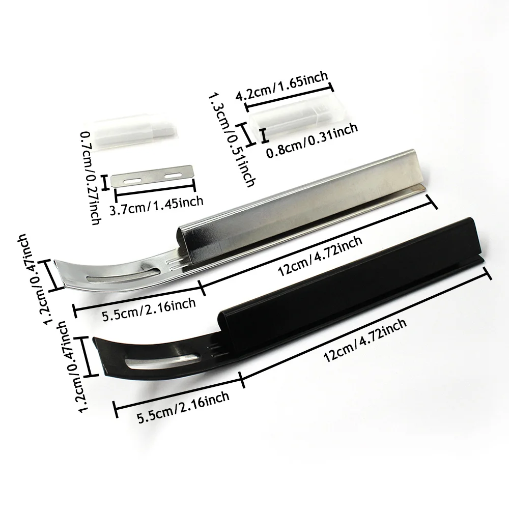 Leather Skiving Knife Leather Cutting Knife Leather Tool Leather Working Tools Leather Cutting Tool Cutting Knife Craft Cutting Tool Art Knife Craft Cutting Blade Stainless Steel Leather Skiving Knife DIY Leather Craft Safety Cutting Knife