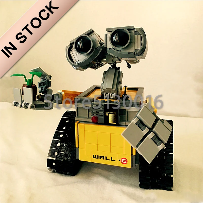 

In Stock Star Series Wars 16003 The Robot WALL E 21303 687Pcs Ideas Model Building Kits Blocks Bricks Education Toys Christmas