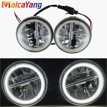 

Car Styling Powerful External 90MM LED Angel Eye Fog Lights For N issan Versa 2007-2012 /
