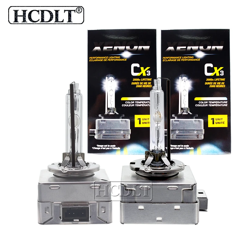 HCDLT 2PCS High Bright D3S Xenon HID Headlamp Bulbs 35W 55W D1S HID Xenon Lamp Bulb 4300K 5000K 6000K 8000K D1 D3 Auto Light (1)