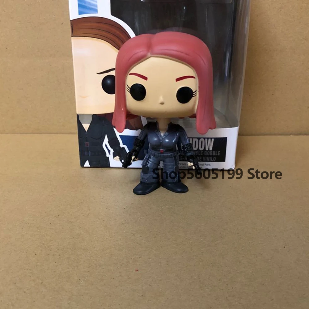 Heroes: Captain America POP Movie 2 - Black Widow  WINTER SOLDIER  with box Vinyl Action FiguresToys for Children gift