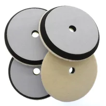 7-дюймовый шерстяная полировальная Подушка 180 мм полировочное колесо самоклеящаяся диск шерстяными помпончиками на автомобильные принадлежности глазури машины для синтетического волокна