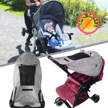 

Stroller Sunshade High-view Two-way Stroller Sunshade Accessories Waterproof And UV-resistant Universal Stroller Sunshade