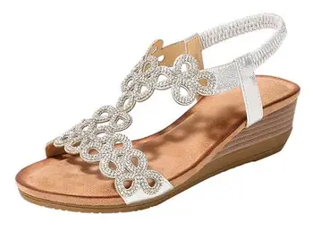 

YEELOCA 2020 Platform Sandals Women Hollow Out Peep m002 Toe Wedges Sandals High Heeled Shoes FT3895