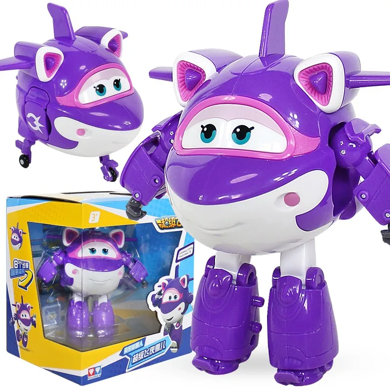 Новейший большой самолет ABS Super Wings деформация робот игрушки фигурки