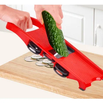 

Multi-functional Vegetable Cutter 6 Dicing Blades Potato Masher Ricer Vegetable Mandoline Slicer Peeler Carrot Shredder Grater