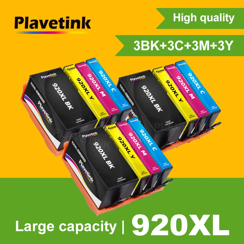 

3 Set Plavetink Ink Cartridge For HP 920 XL Compatible For HP Officejet 6000 6500 6500 Wireless 6500A 7000 7500 Printer Full Ink