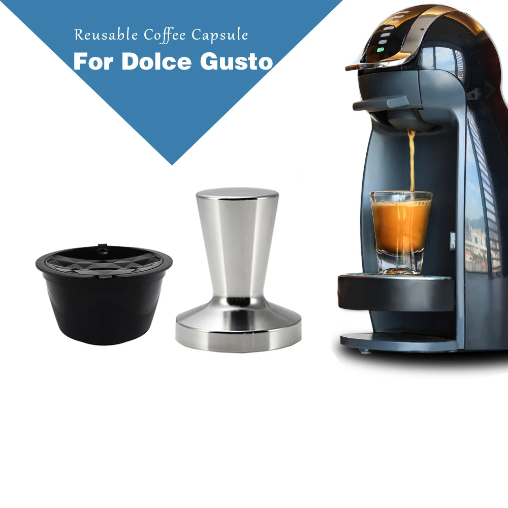 5 шт. многоразовые капсулы для кофе Dolce Gusto из нержавеющей стали|Фильтры кофе| |
