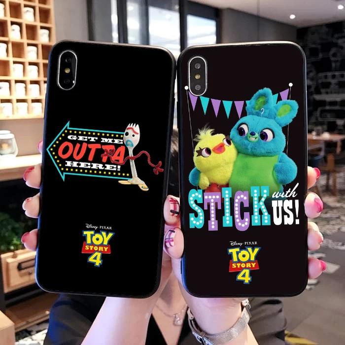 Buzz Lightyear Toy Story 4 Мультфильм Вуди и Джесси фигурка Мягкий ТПУ чехол для телефона iPhone