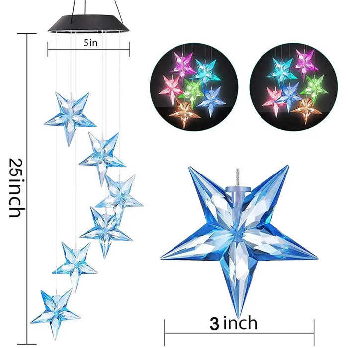 Solar Mobile Wind Chime 2