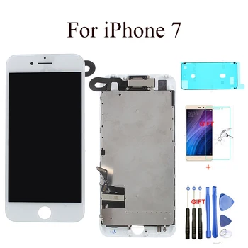 

Full Set LCD Screen For iPhone 7 7 Plus LCD Assembly Complete Touch Digitizer Screen Replacement AAA Display Front Camera