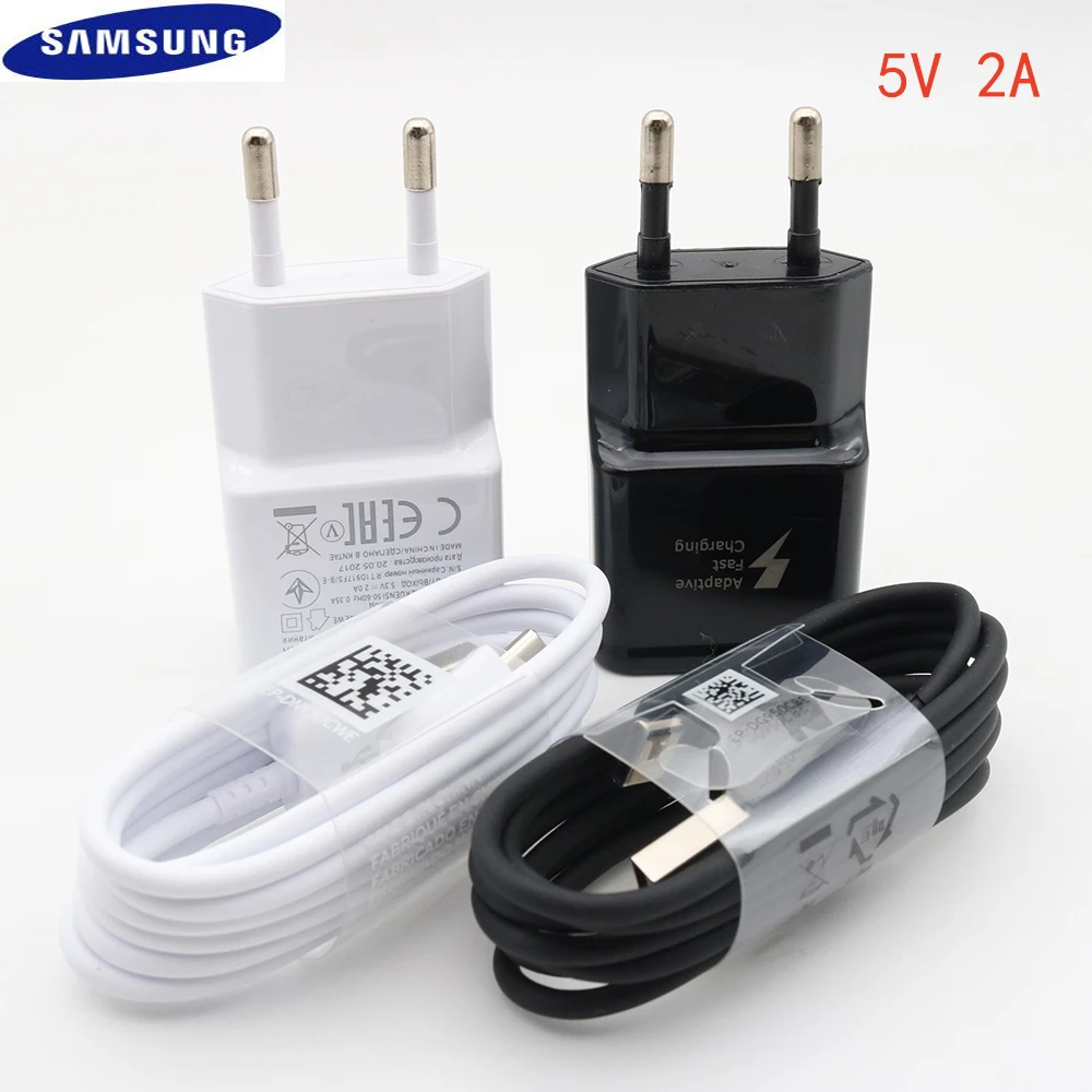 Зарядное устройство для Samsung дорожный настенный адаптер 5 В 2 А зарядный кабель Micro