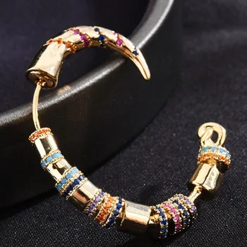 

Zlxgirl jewelry luxurious women wedding copper stud earrings jewelry high quality colorful paved mirco brial earring earings