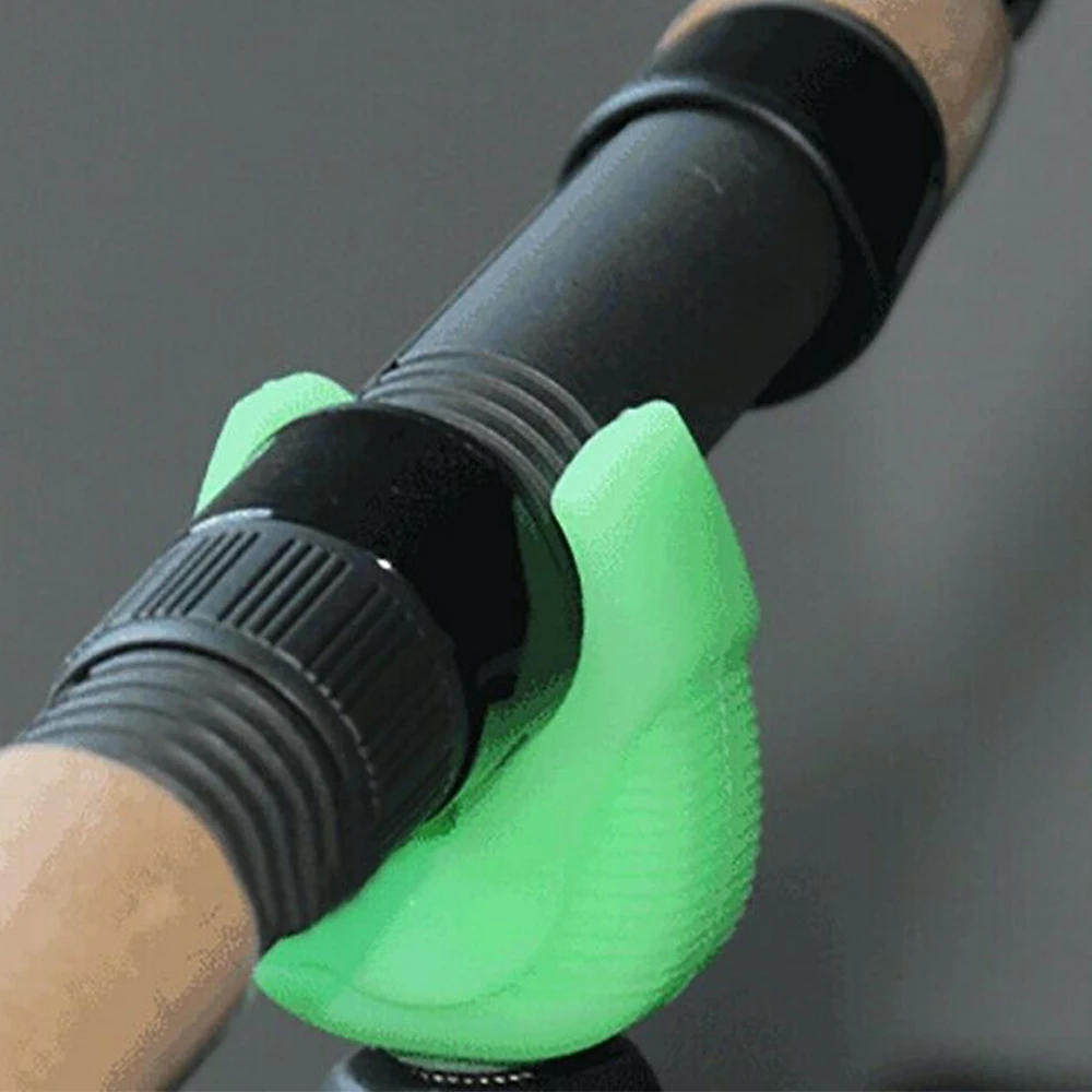 SFIT Люминесцентная силиконовая Удочка с зажимом, подставка для ночной рыбалки, инструменты для силиконовой резины, приклады, удочка для отдыха, захват, маленький 17 мм